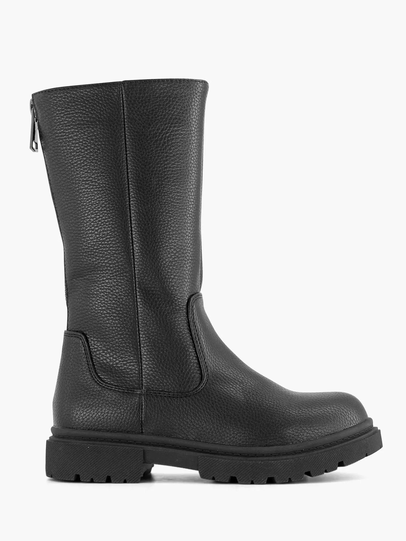 Oxmox Babyschoenen-Zwarte Hoge Laars Ritssluiting