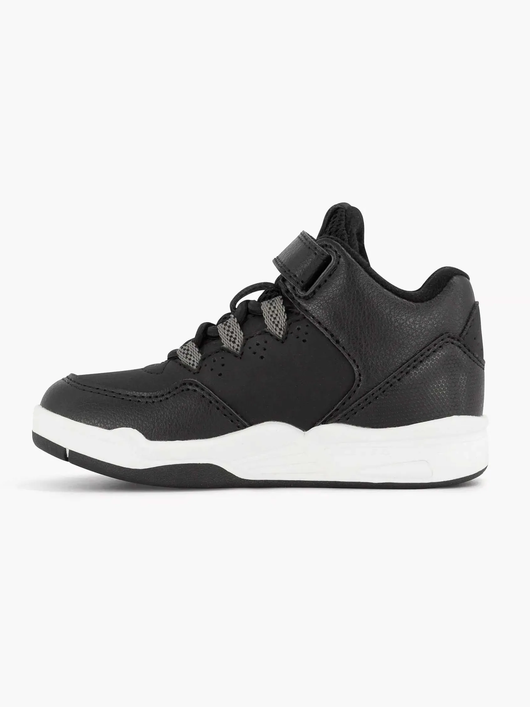 Vty Jongensschoenen-Zwarte Hoge Sneaker