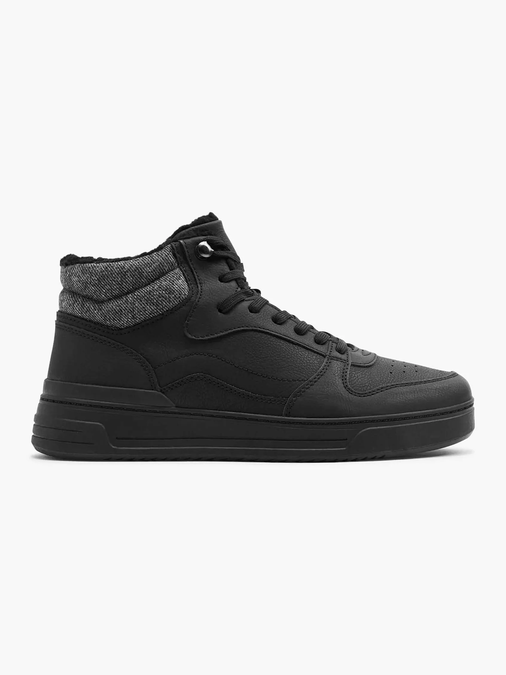 Memphis One Sneakers-Zwarte Hoge Sneaker