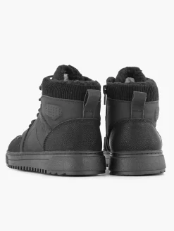 Vty Jongensschoenen-Zwarte Hoge Sneaker