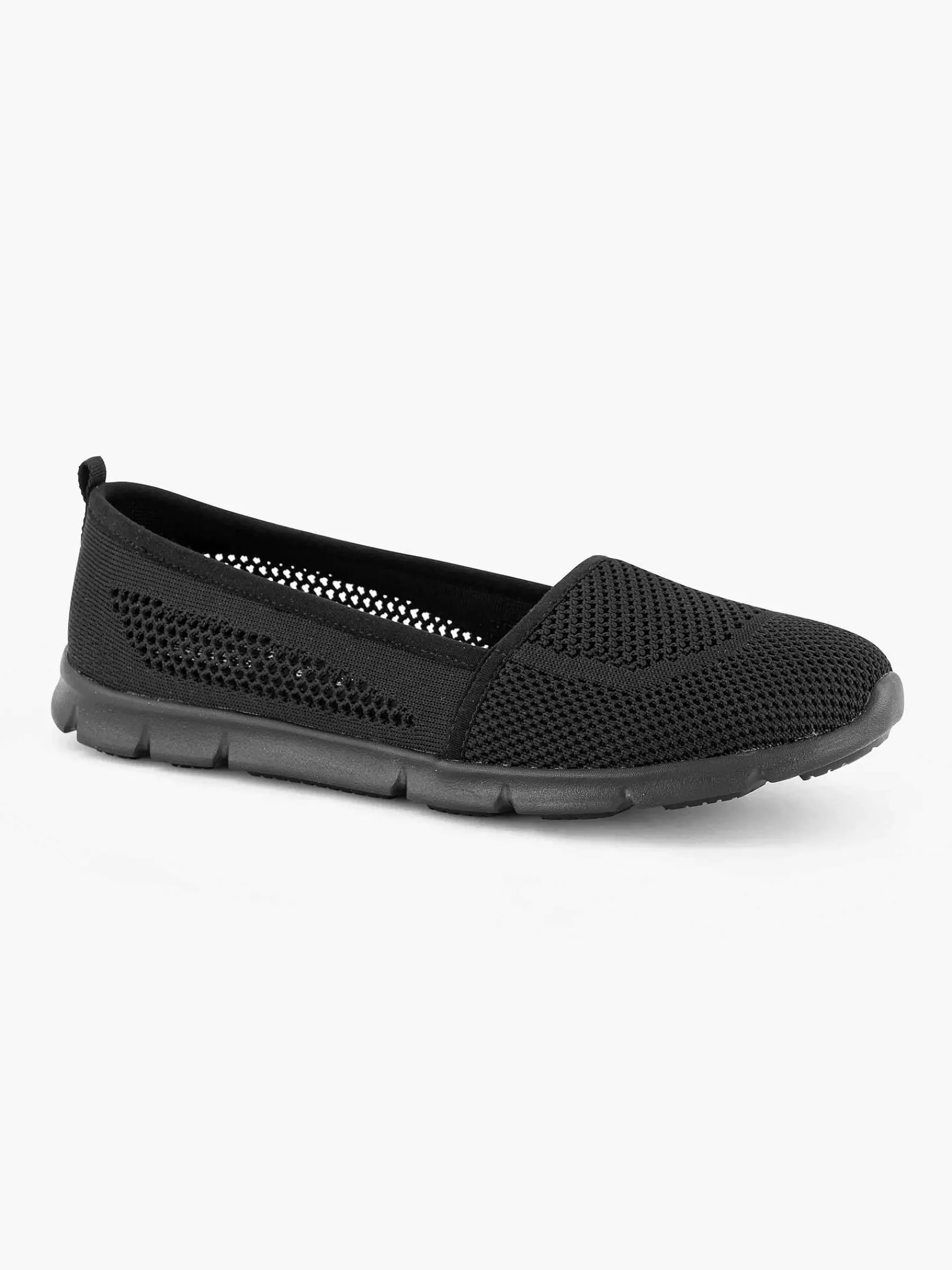 Easy Street Comfort Schoenen-Zwarte Instapper Memory Foam