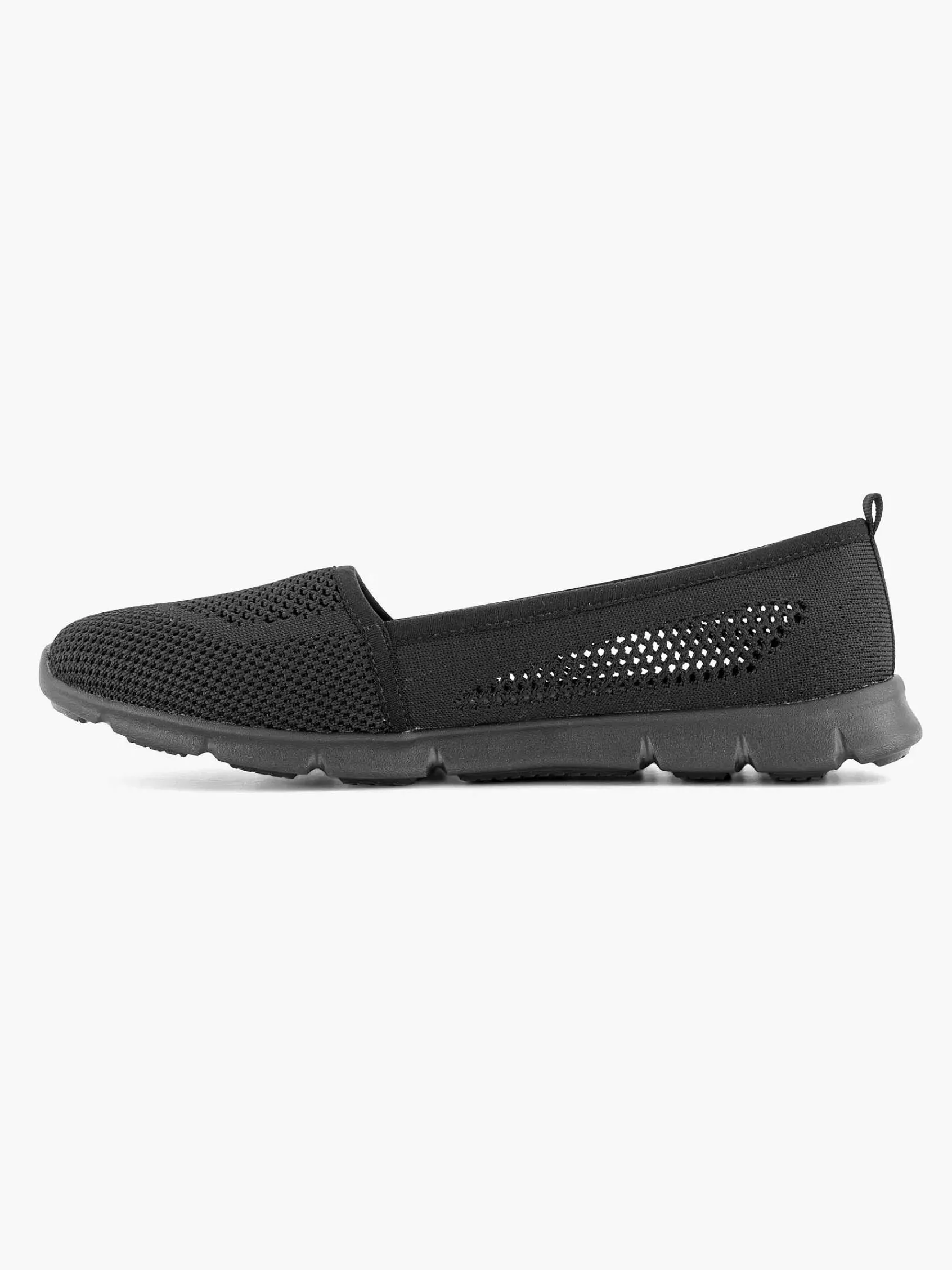 Easy Street Comfort Schoenen-Zwarte Instapper Memory Foam