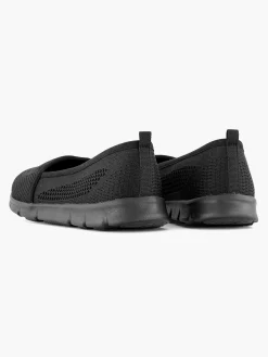 Easy Street Comfort Schoenen-Zwarte Instapper Memory Foam