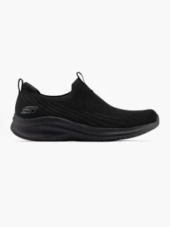 Skechers Sneakers-Zwarte Instapper Memory Foam