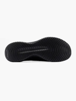 Skechers Sneakers-Zwarte Instapper Memory Foam