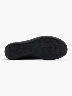 Skechers Instappers-Zwarte Instapper Memory Foam