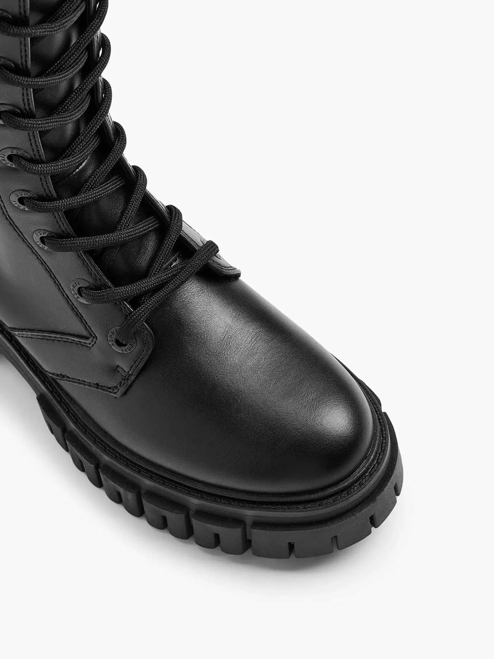 Esprit Laarzen-Zwarte Lange Veterboot