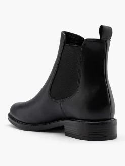 5th Avenue Enkellaarzen & Boots-Zwarte Leren Chelsea Boot