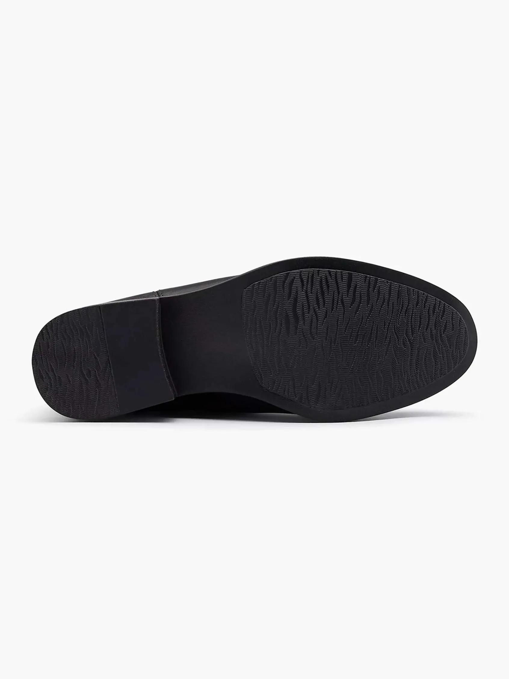 5th Avenue Enkellaarzen & Boots-Zwarte Leren Chelsea Boot