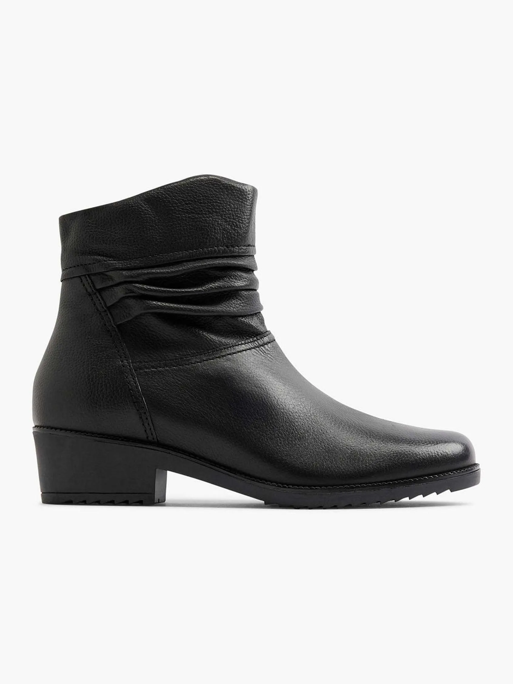Medicus Enkellaarzen & Boots-Zwarte Leren Comfort Enkellaars