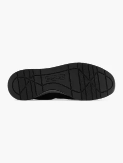 Medicus Comfort Schoenen-Zwarte Leren Comfort Veterschoen