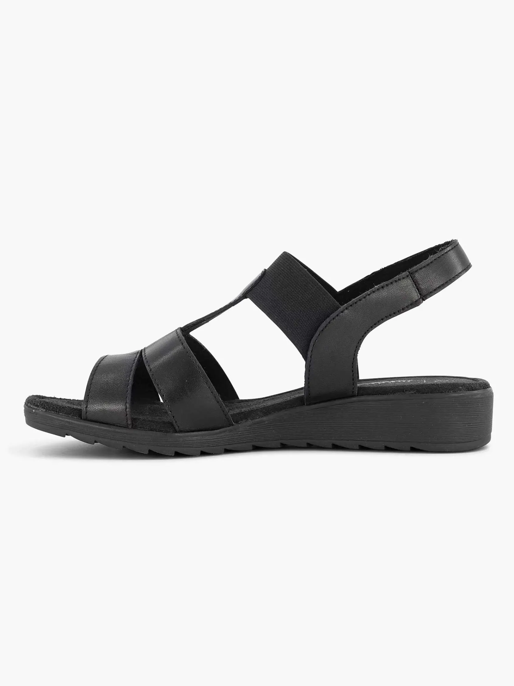 Medicus Sandalen-Zwarte Leren Sandaal