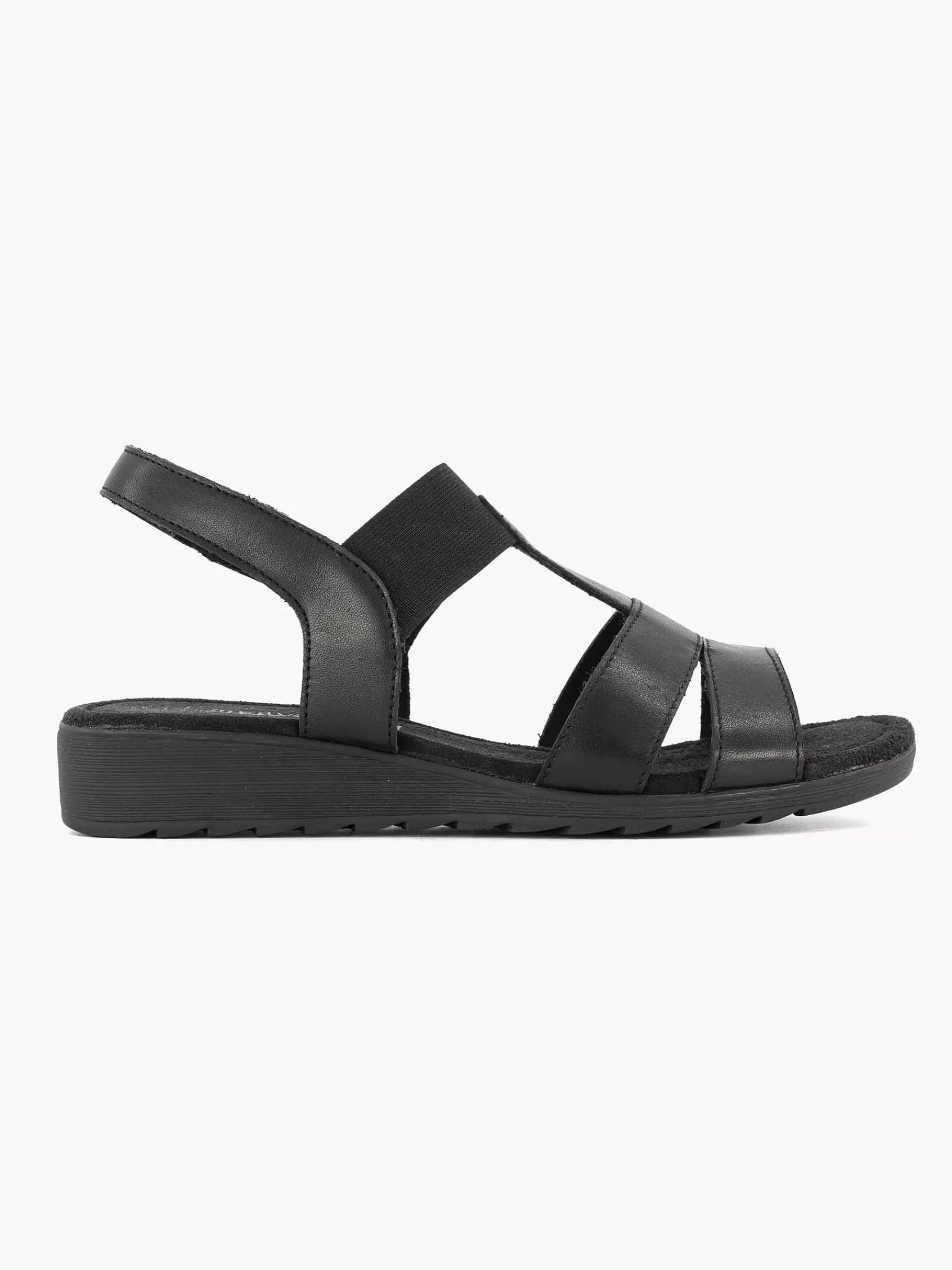 Medicus Sandalen-Zwarte Leren Sandaal