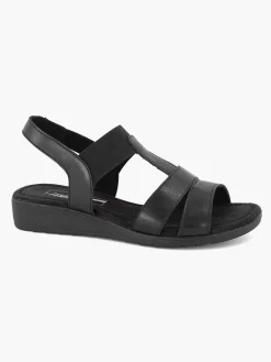 Medicus Sandalen-Zwarte Leren Sandaal