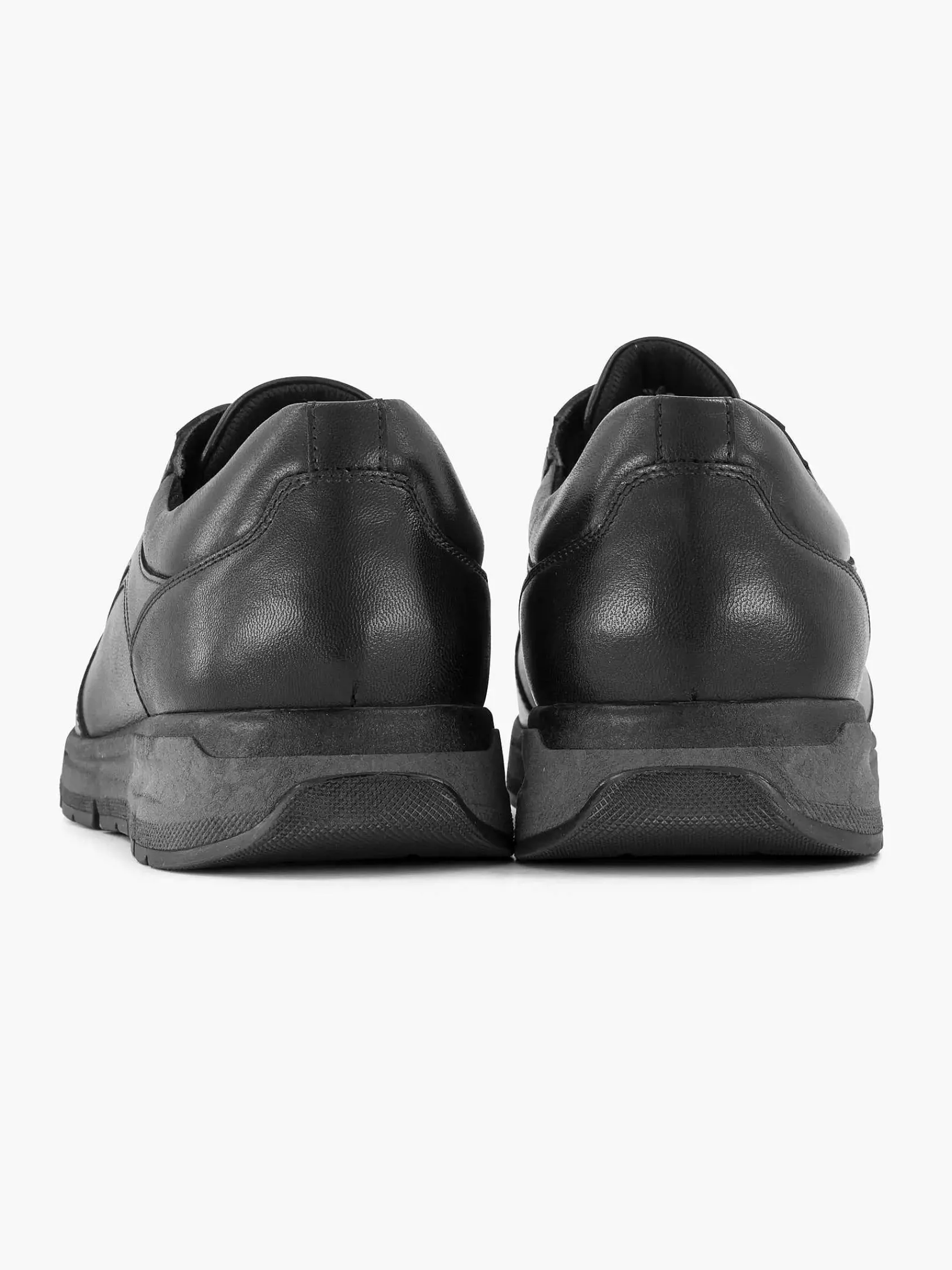 Gallus Sneakers-Zwarte Leren Sneaker