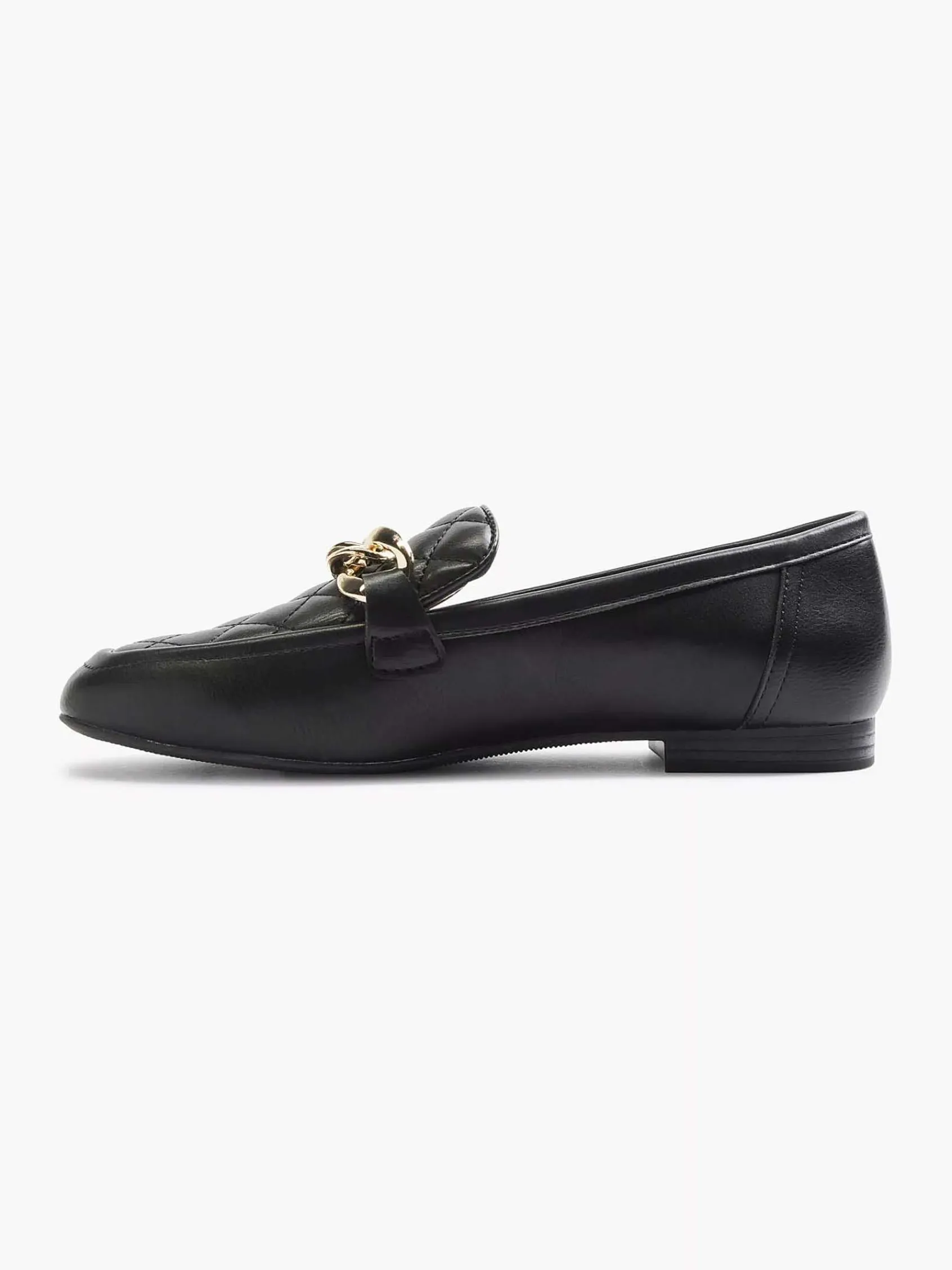 Graceland Instappers-Zwarte Loafer Ketting