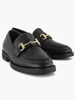 Graceland Instappers-Zwarte Loafer Sierketting