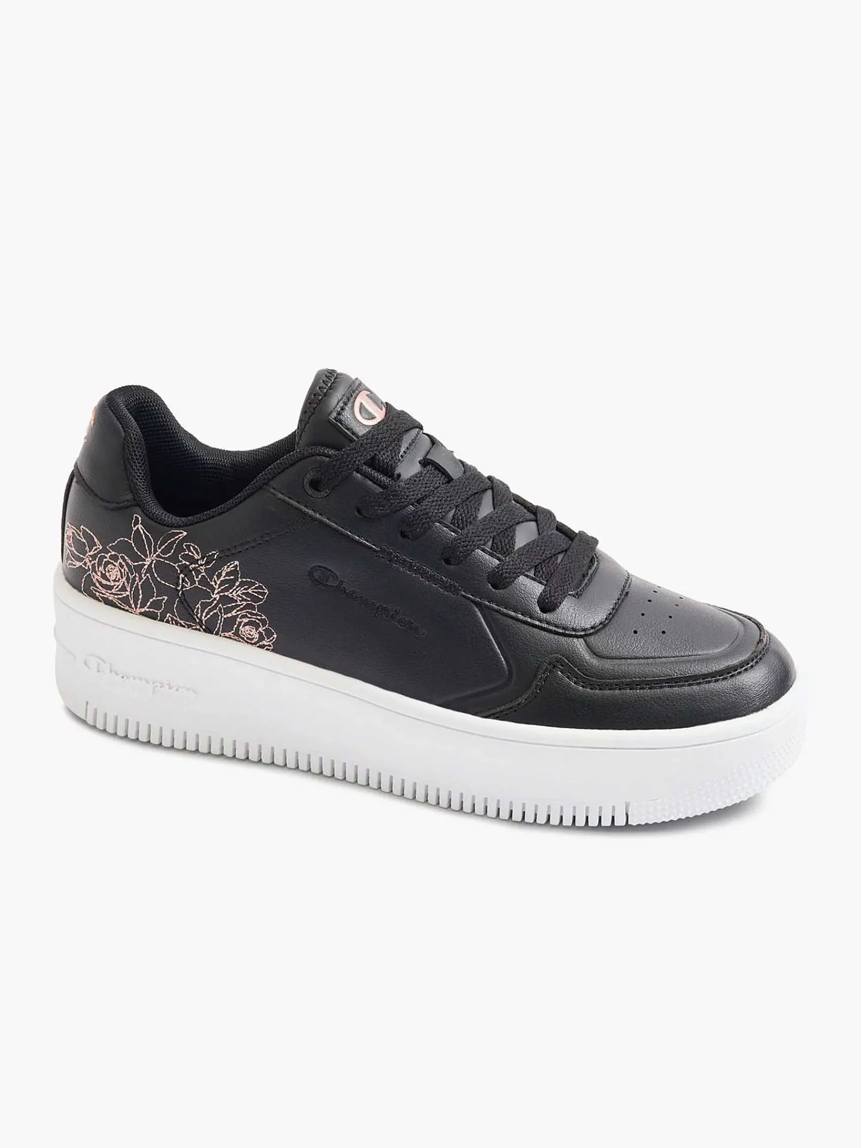 Champion Sneakers-Zwarte Low Cut Shoe Rebound