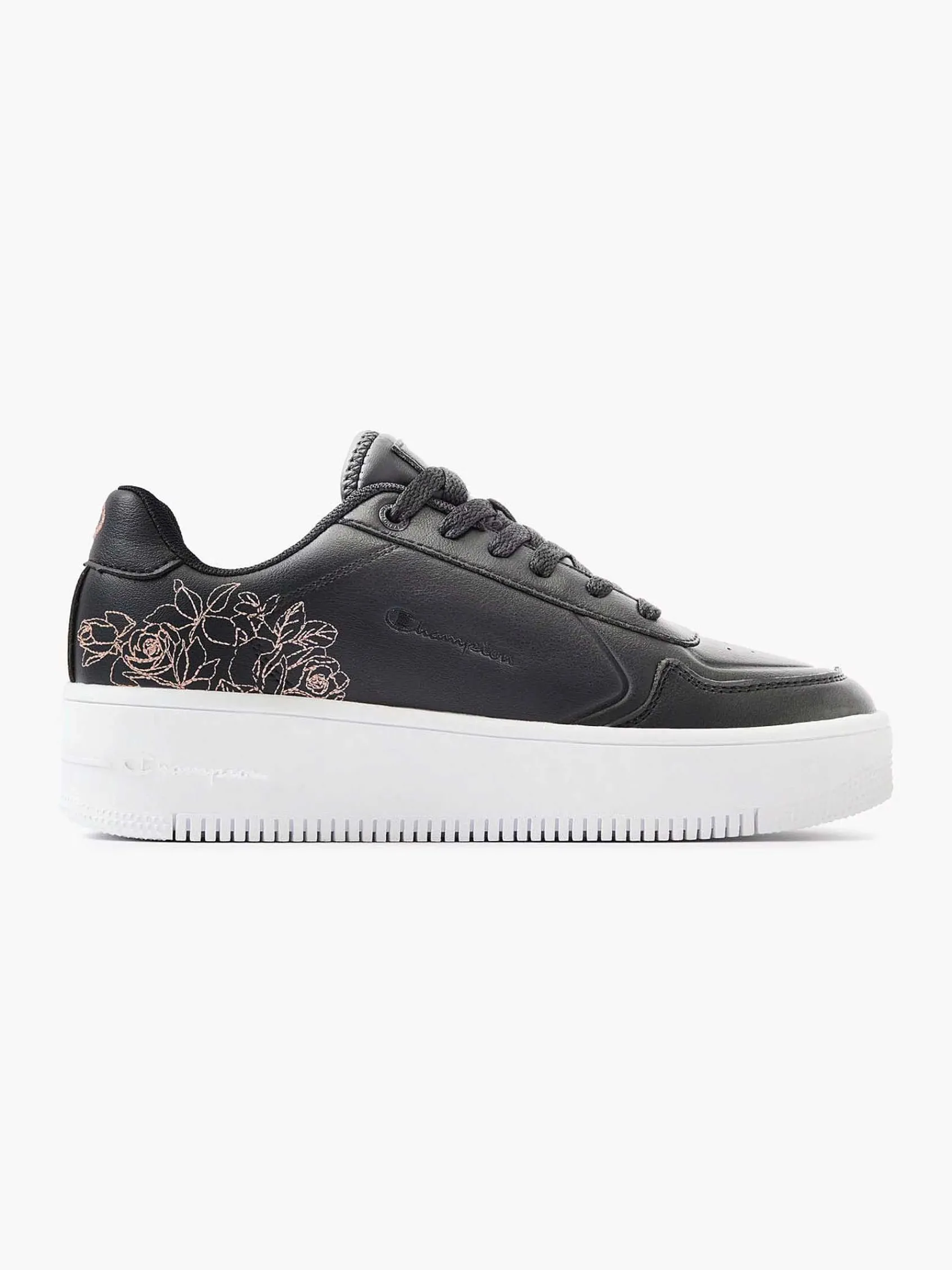 Champion Sneakers-Zwarte Low Cut Shoe Rebound