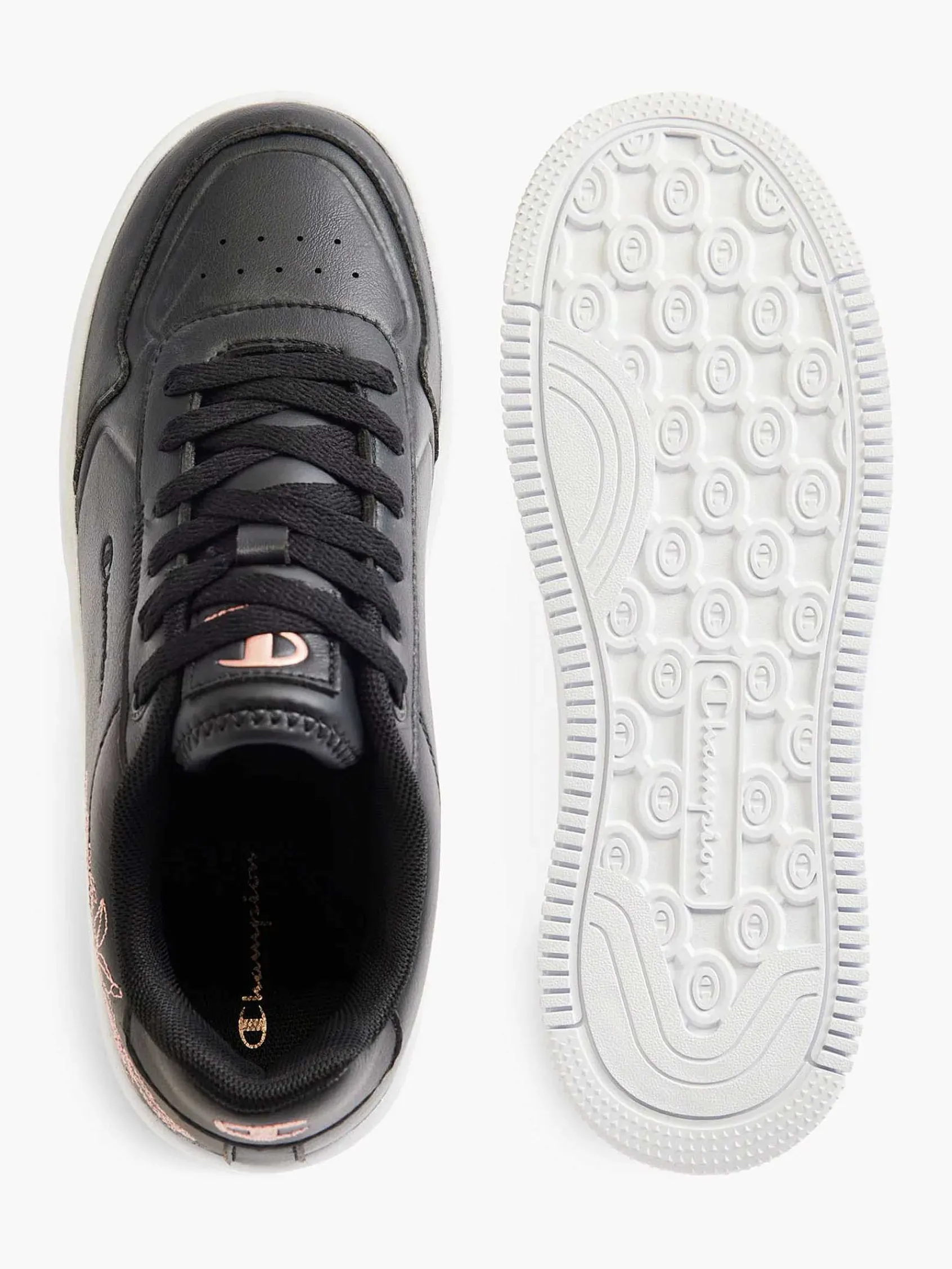 Champion Sneakers-Zwarte Low Cut Shoe Rebound
