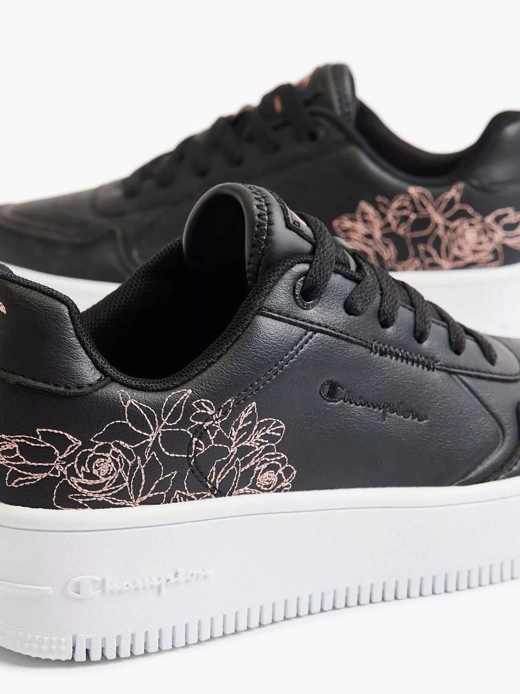 Champion Sneakers-Zwarte Low Cut Shoe Rebound