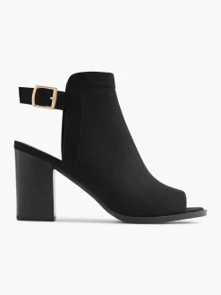 Graceland Sandalen-Zwarte Peep Toe Sandalette