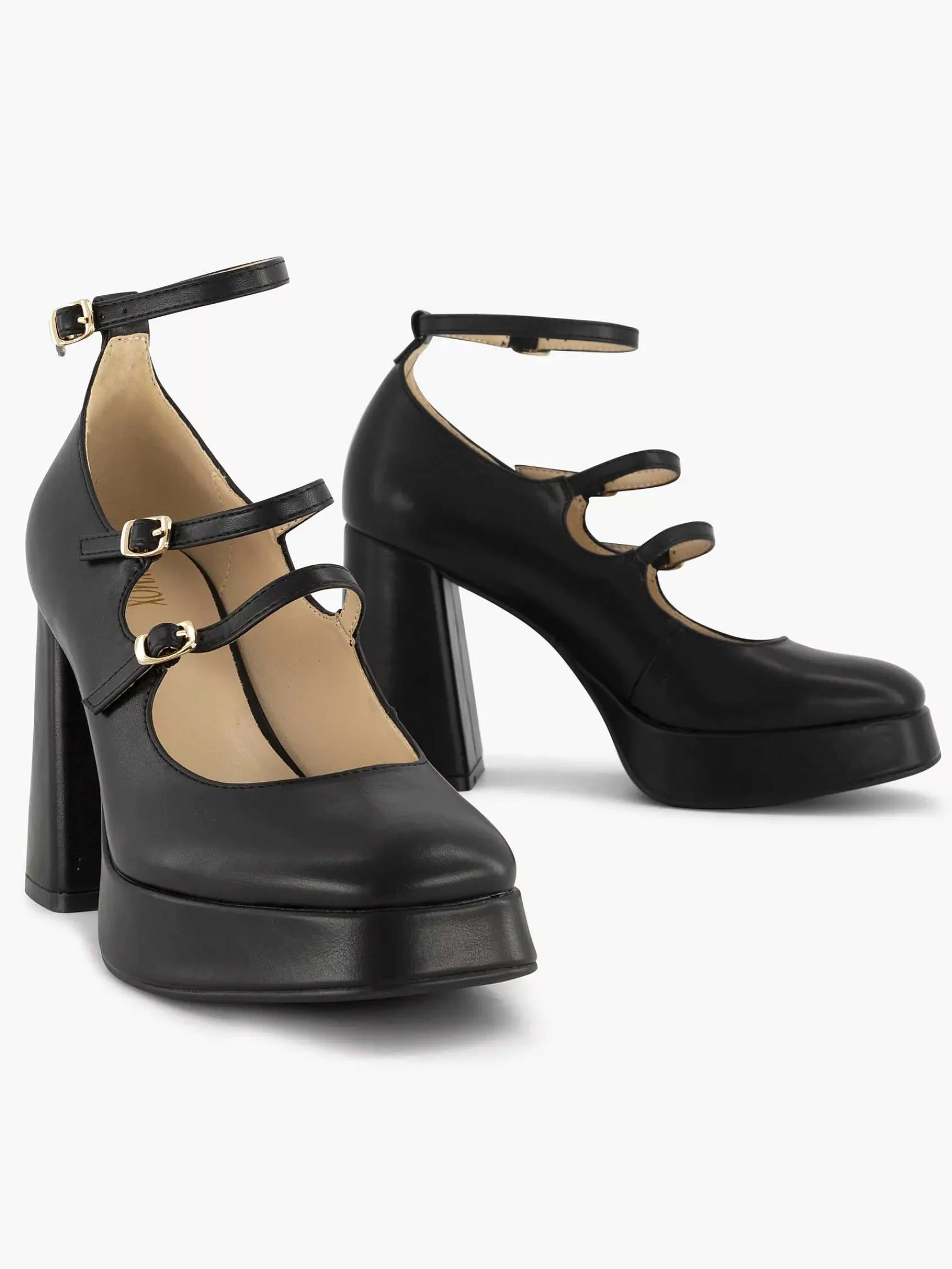 Graceland Pumps-Zwarte Platform Pump