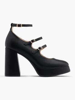 Graceland Pumps-Zwarte Platform Pump