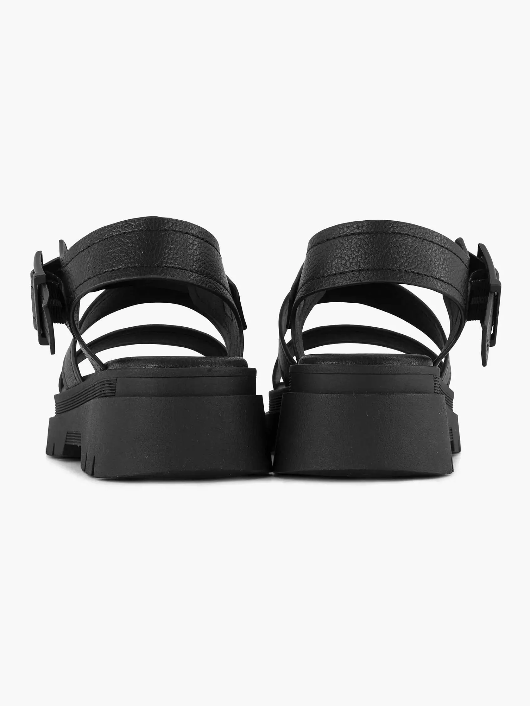 Oxmox Sandalen-Zwarte Platform Sandaal