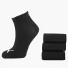 Puma Sokken-Zwarte Quarter Plain 3 Pak 35-38