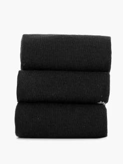 Puma Sokken-Zwarte Quarter Plain 3 Pak 35-38