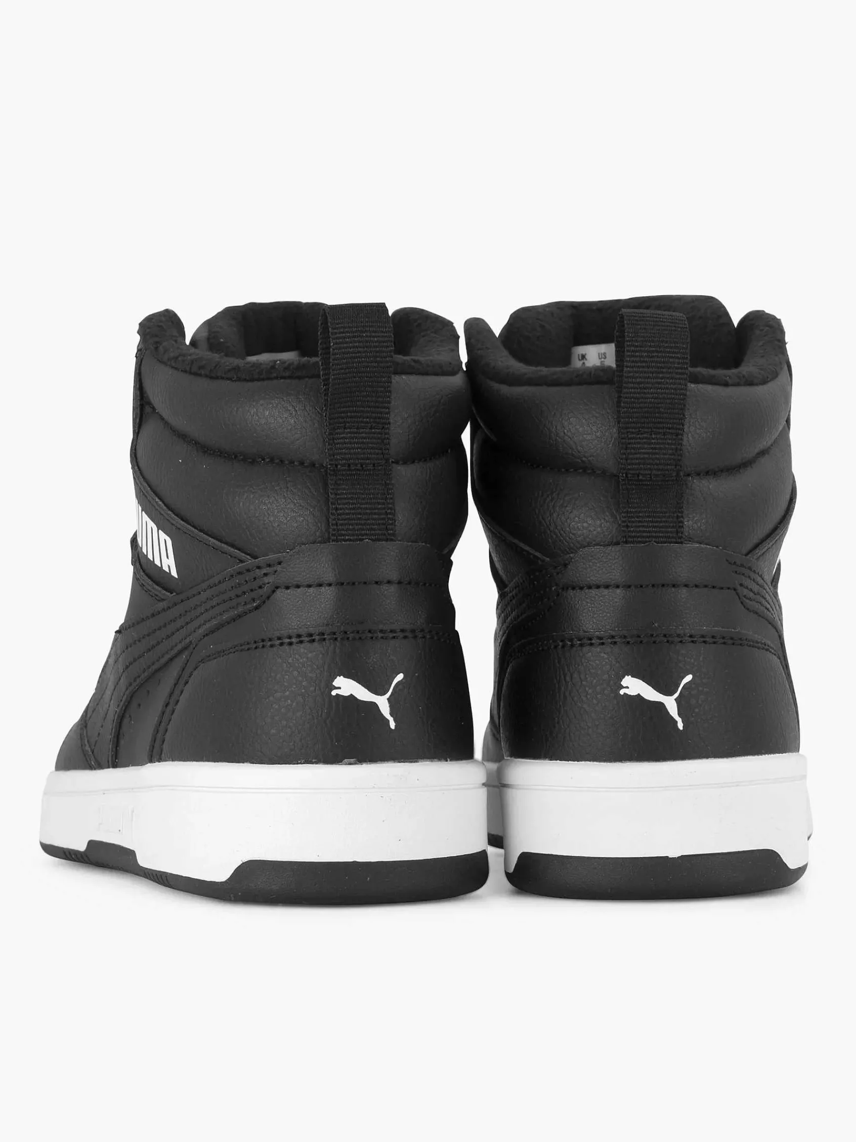 Puma Jongensschoenen-Zwarte Rebound V6 Mid Wtr Jr