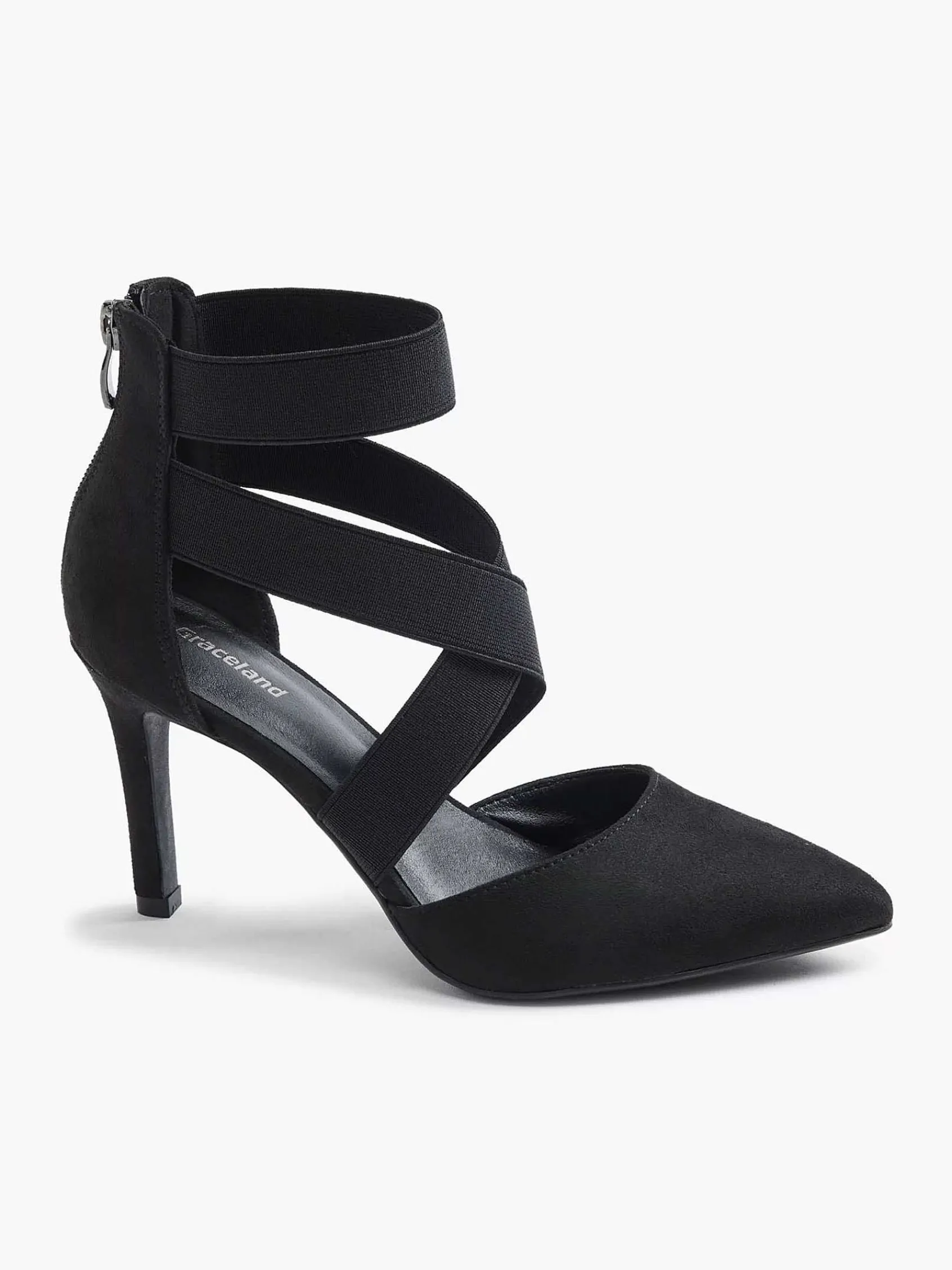 Graceland Pumps-Zwarte Pump Elastiek