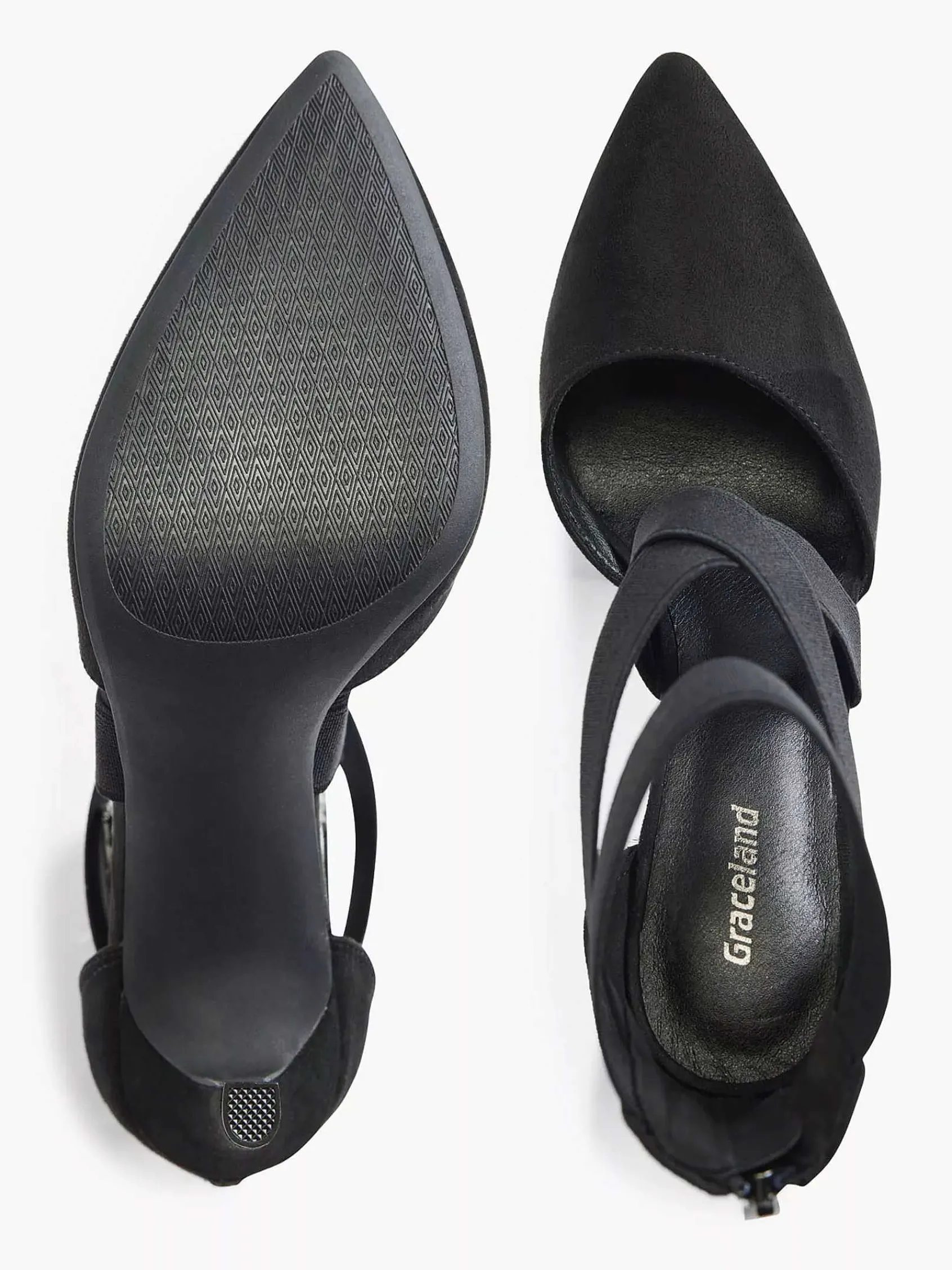 Graceland Pumps-Zwarte Pump Elastiek