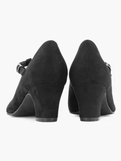 Graceland Hoge Hakken-Zwarte Pump Gesp