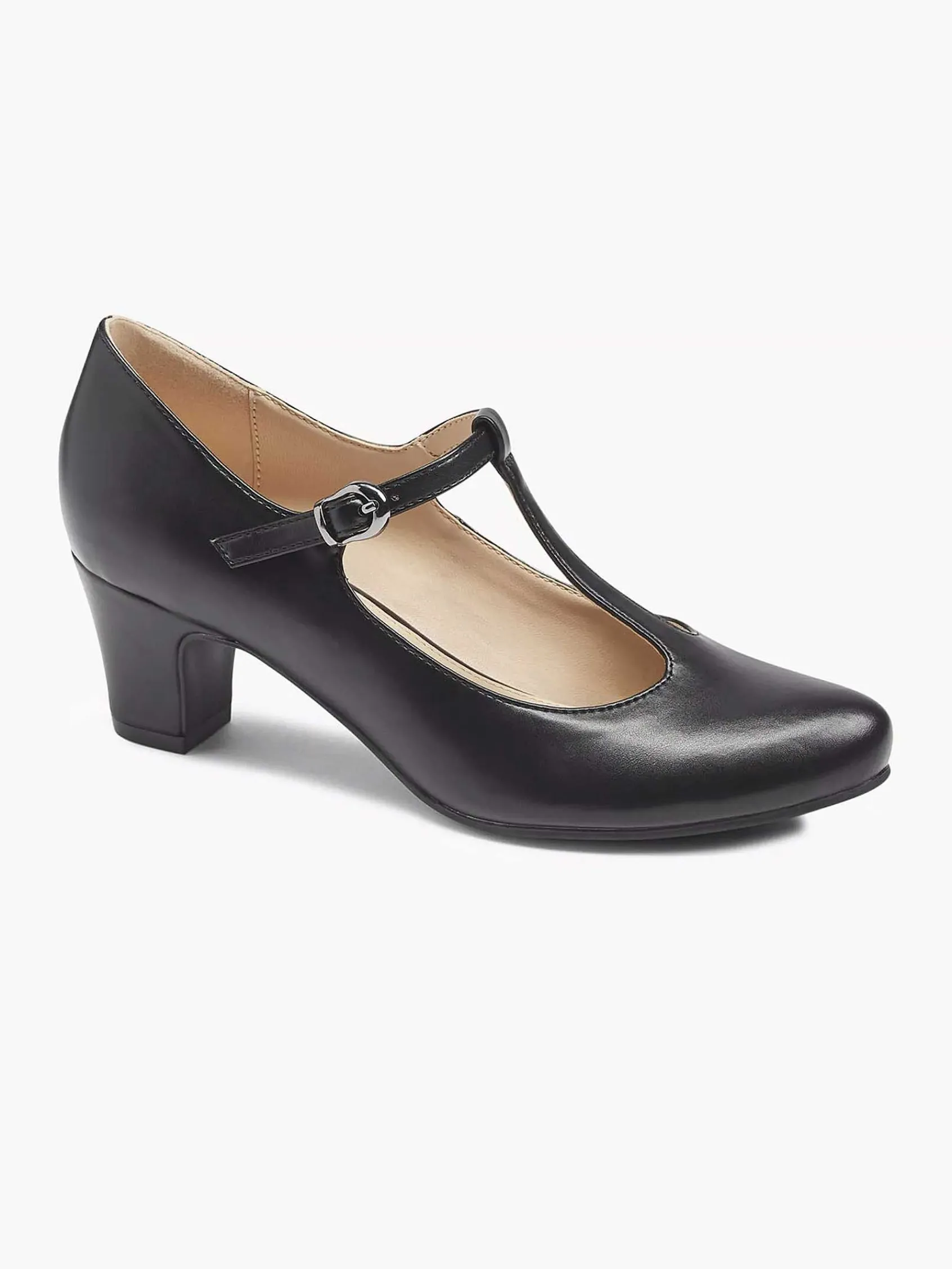 Graceland Hoge Hakken-Zwarte Pump Gesp