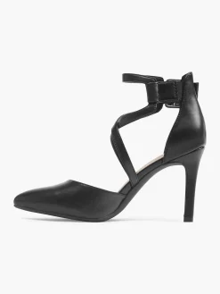 Graceland Hoge Hakken-Zwarte Pump Gespsluiting