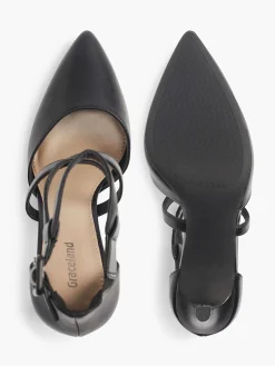 Graceland Hoge Hakken-Zwarte Pump Gespsluiting