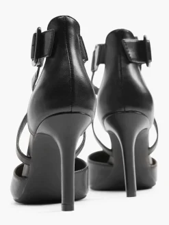 Graceland Hoge Hakken-Zwarte Pump Gespsluiting