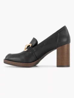 Oxmox Pumps-Zwarte Pump Sierketting