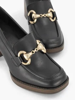 Oxmox Pumps-Zwarte Pump Sierketting