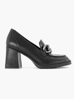 Oxmox Pumps-Zwarte Pump Sierketting