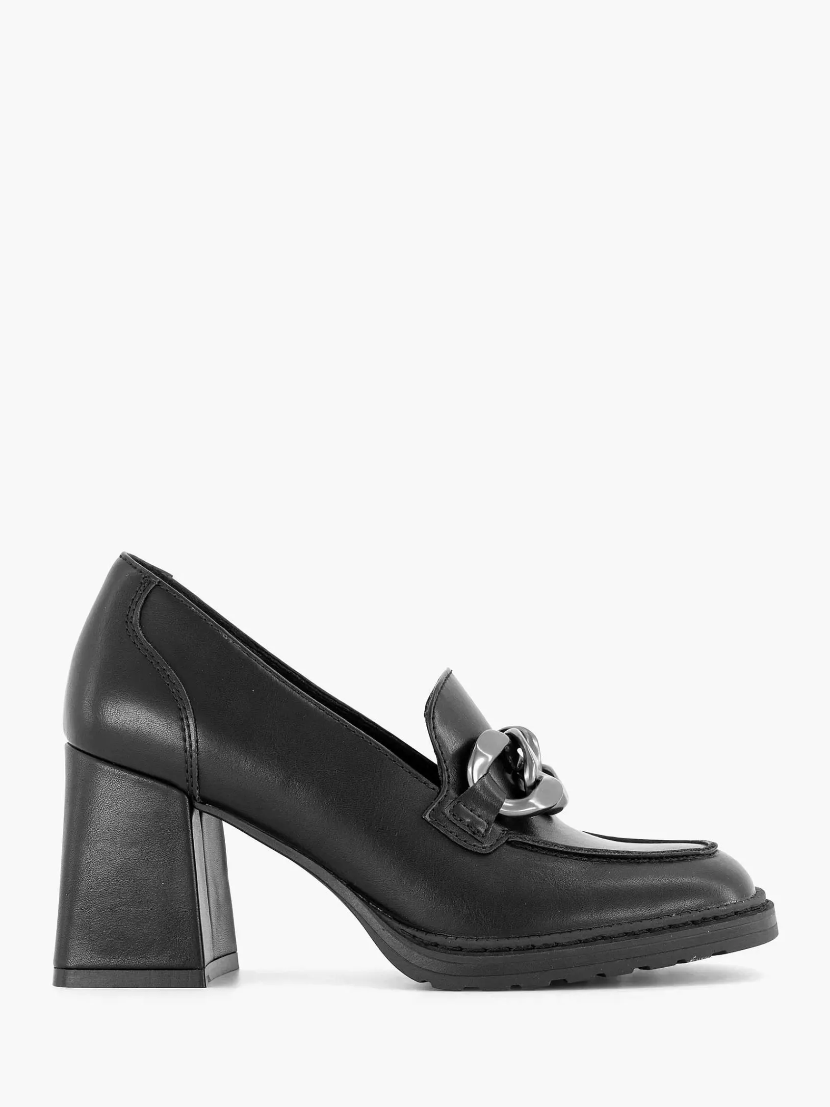 Oxmox Pumps-Zwarte Pump Sierketting