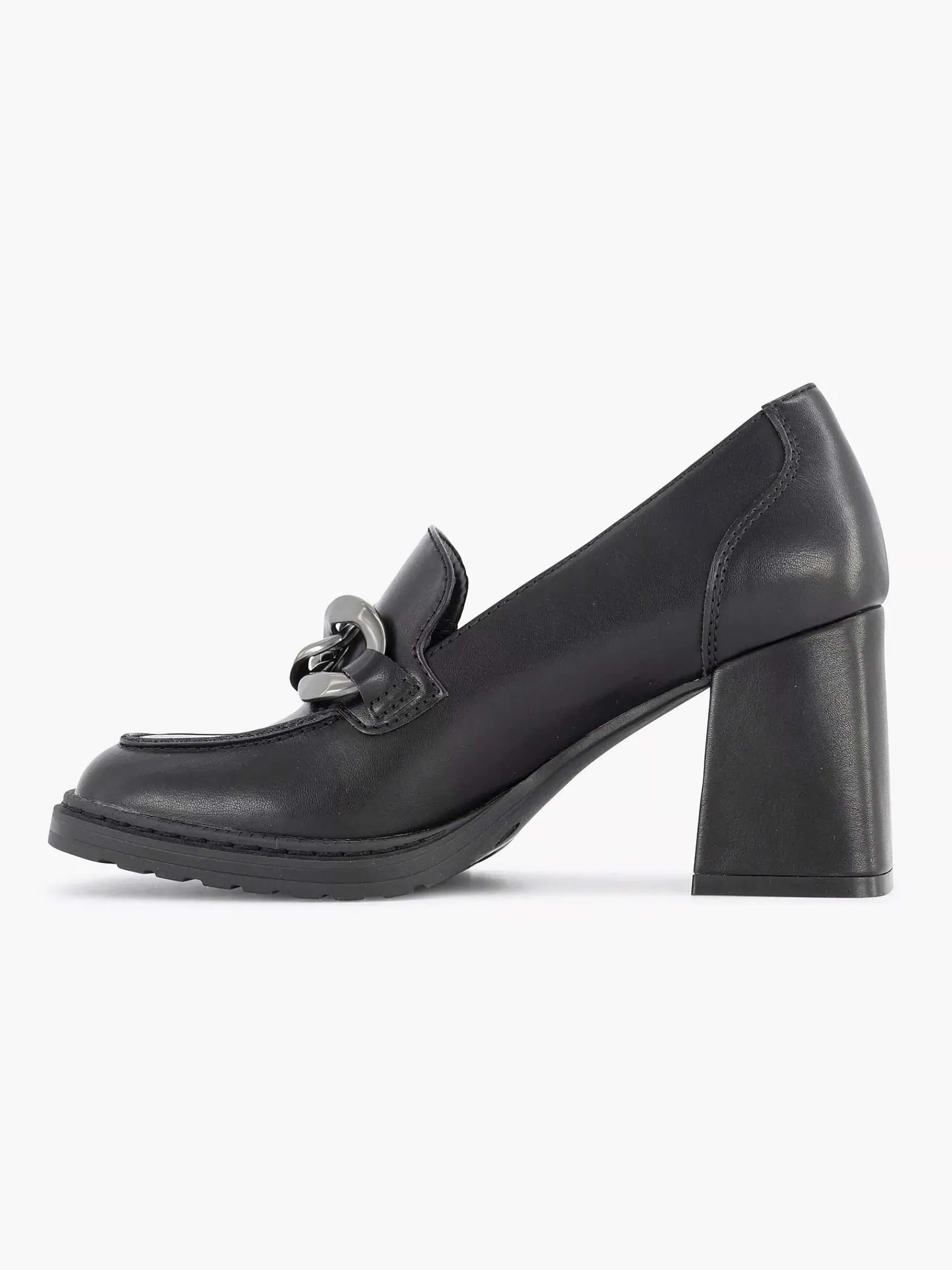 Oxmox Pumps-Zwarte Pump Sierketting