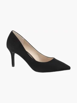 Graceland Hoge Hakken-Zwarte Pump Spitse Neus