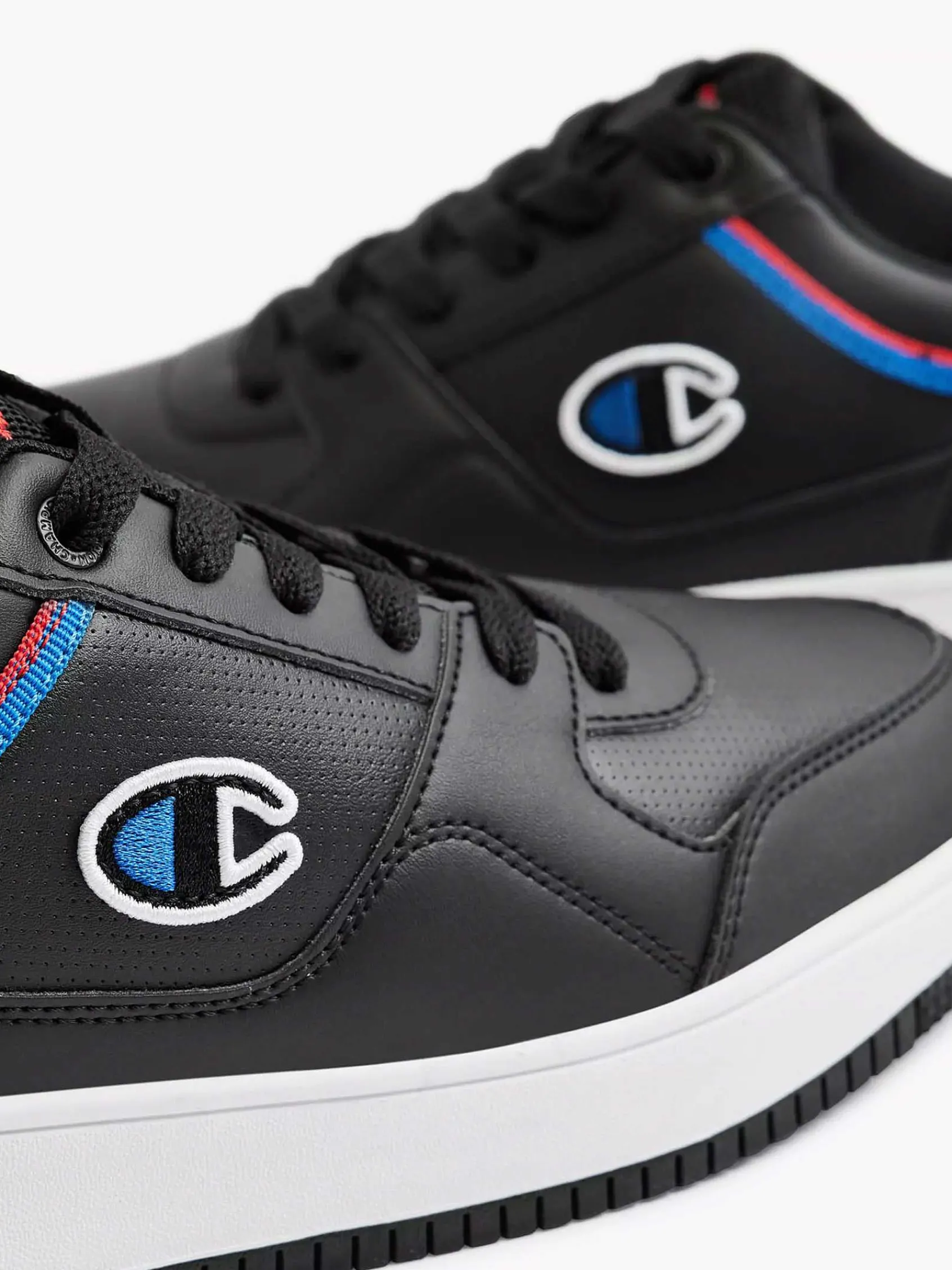 Champion Sneakers-Zwarte Rebound Low