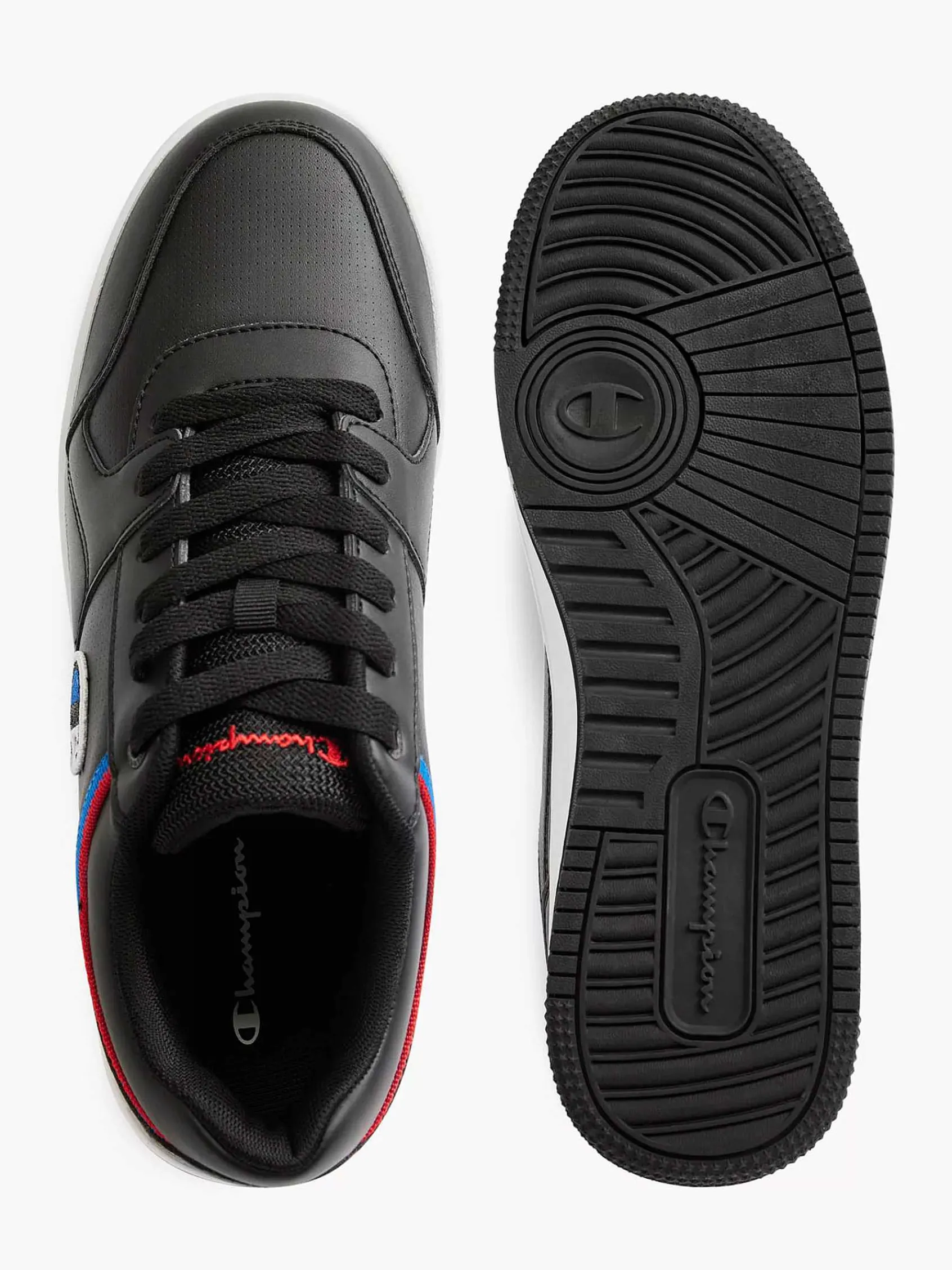 Champion Sneakers-Zwarte Rebound Low