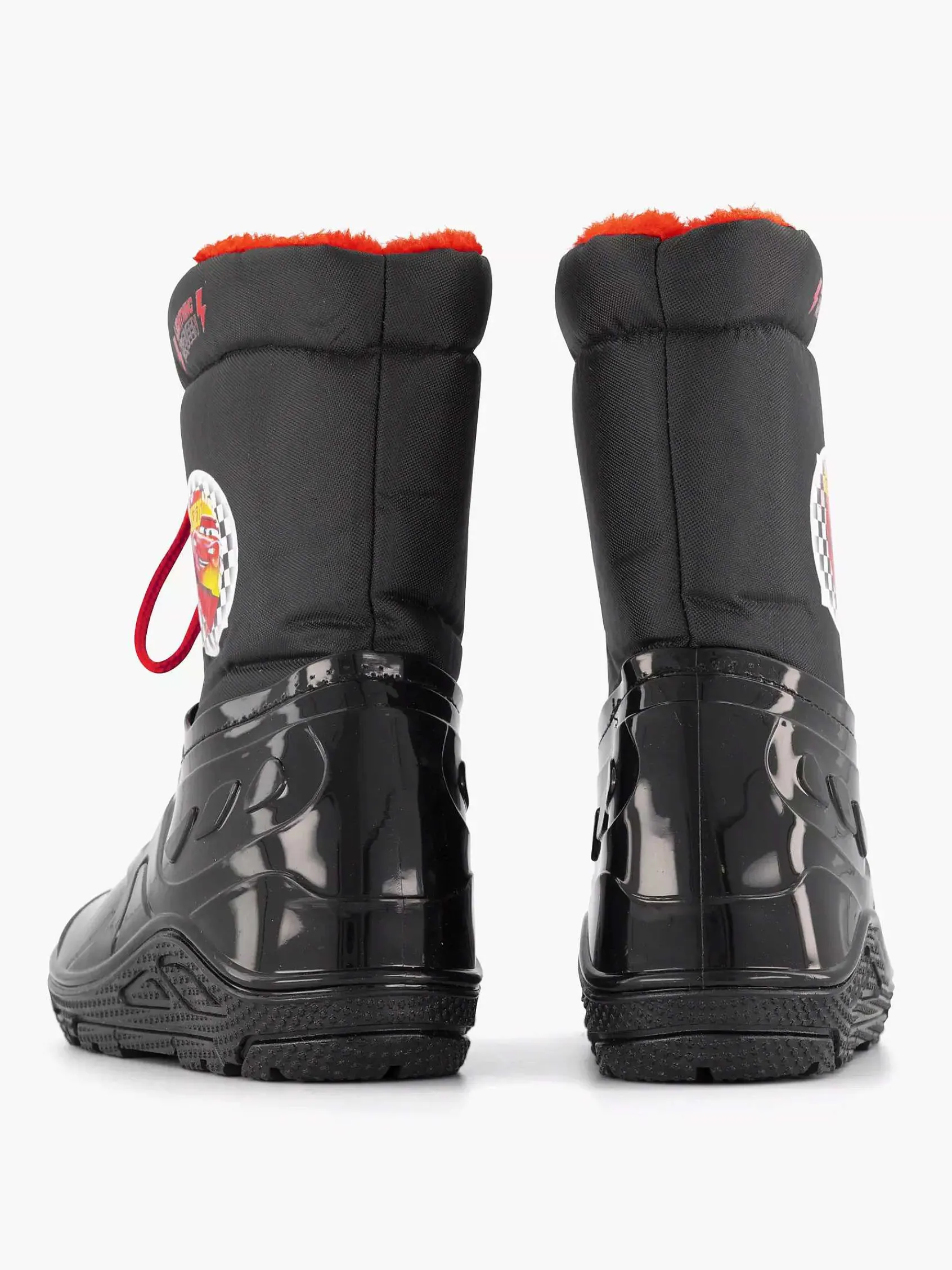Cars Babyschoenen-Zwarte Regenlaars Gevoerd