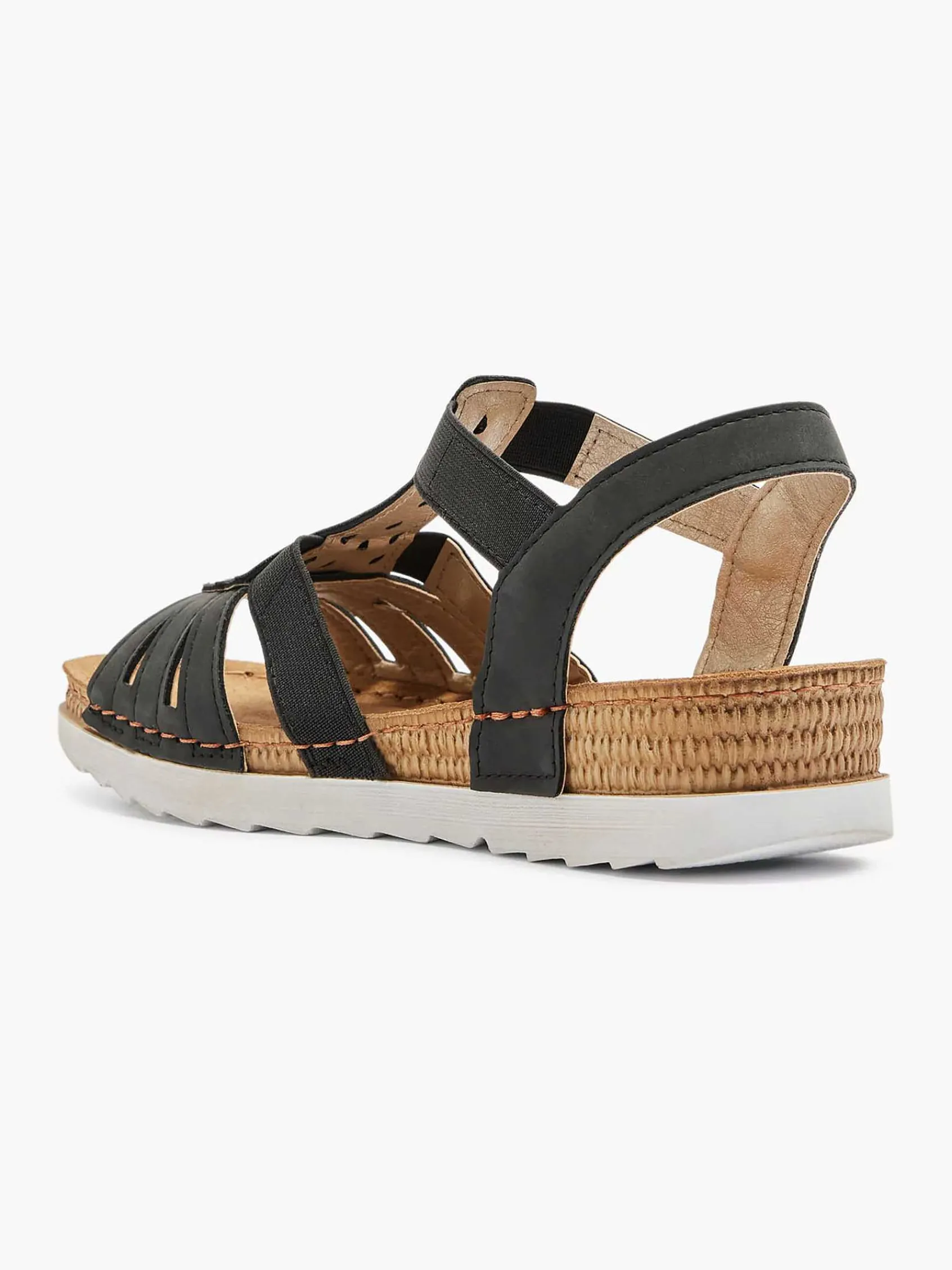 Easy Street Comfort Schoenen-Zwarte Sandaal