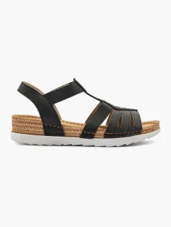 Easy Street Comfort Schoenen-Zwarte Sandaal